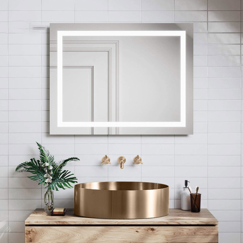 Maestro Bath 15.7'' Stainless Steel Circular Bathroom Sink, Brushed Rose Gold