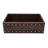 33" Hammered Copper Kitchen Apron Single Basin Sink w/ Barrel Strap Design with Matching Drain and Accessories