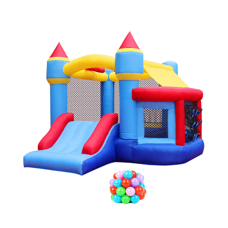 Jeu gonflable 7,8 po x 8,8 po avec glissade et souffleur d'air