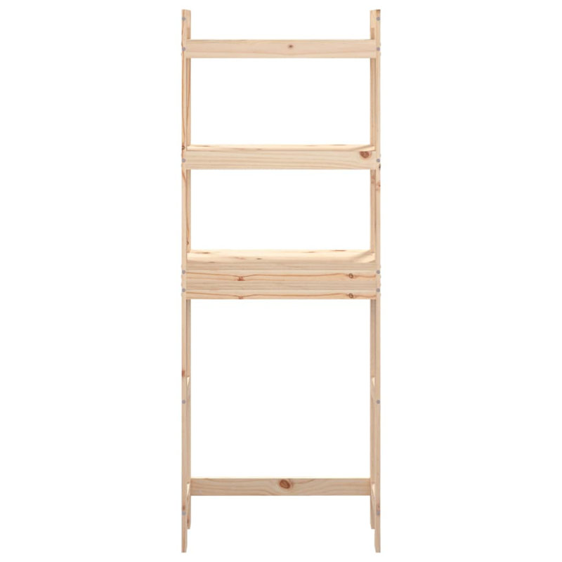 Alarice Solid Wood Bathroom Shelves, Oak