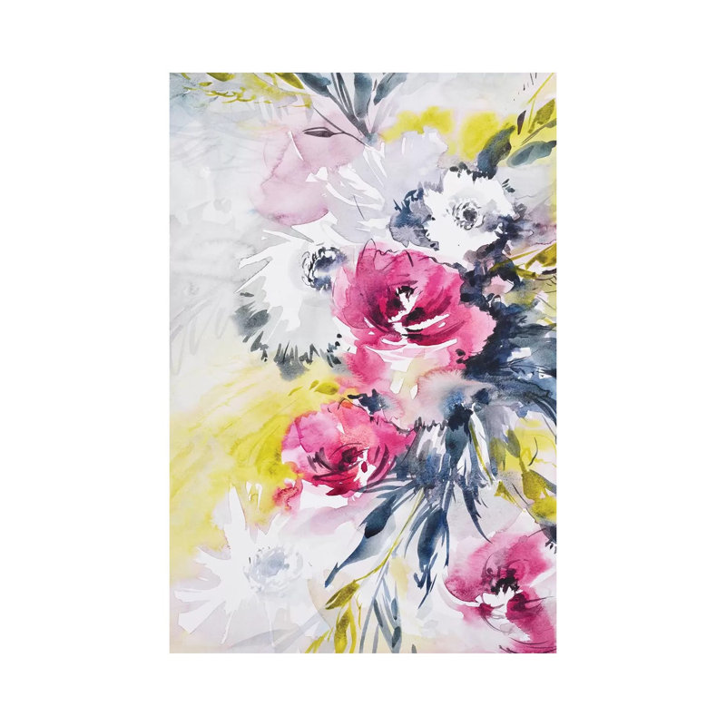 Colorful Bouquet I by Lesia Binkin - Wrapped Canvas Gallery-Wrapped Canvas Giclée, 66.04 cm H x 45.72 cm W x 3.175 cm D
