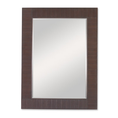 Reeded Flat Wall Mirror
