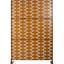 Paravent en métal brun H 76 po H 48 po - Autoportant pour le balcon, le patio, antirouille, décoratif F11-125816277