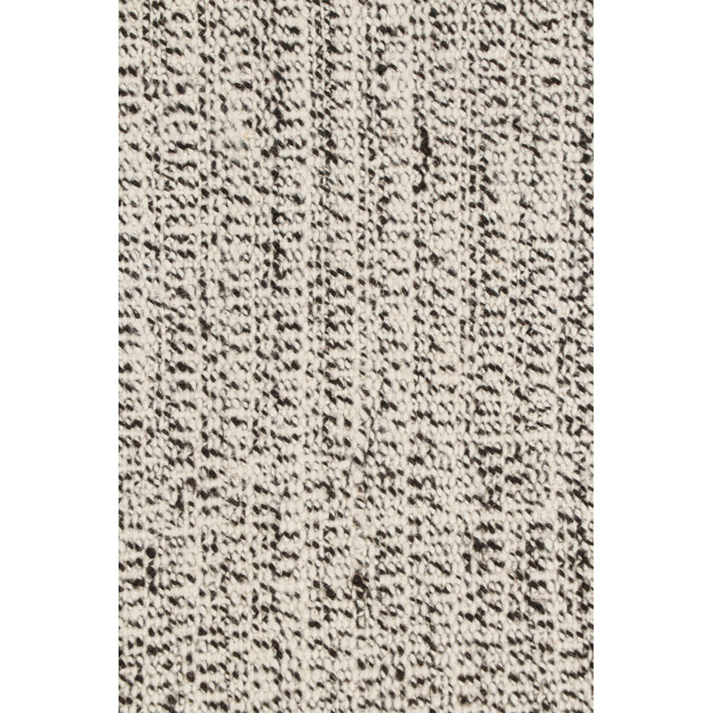 Hand Knotted Wool Area Rug in Gray