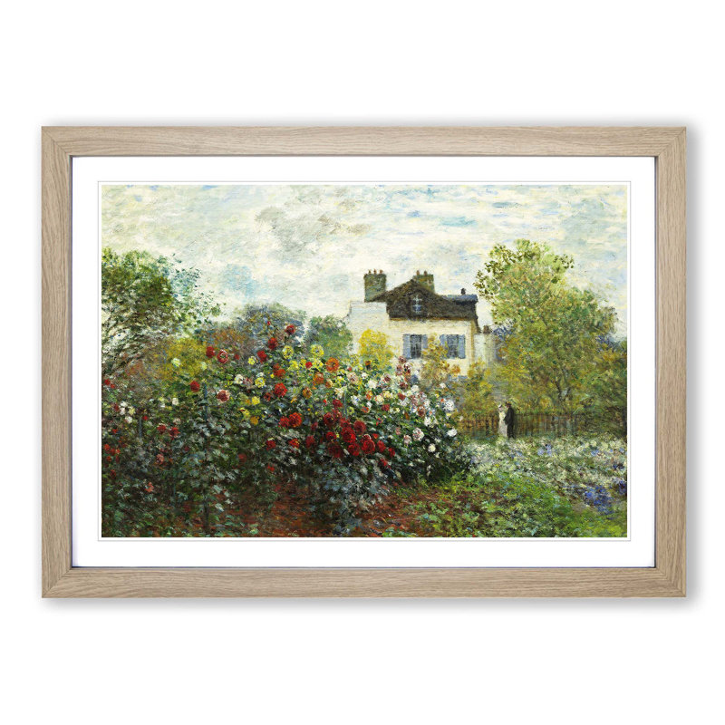 Claude Monet - Single Picture Frame Painting, Oak