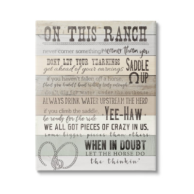 " On This Ranch Rules "