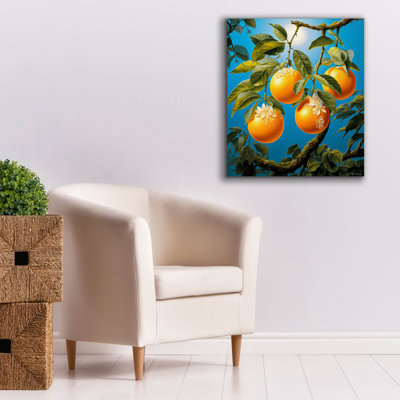 Epic Graffiti 'Orange' by Momart Canvas Wall Art