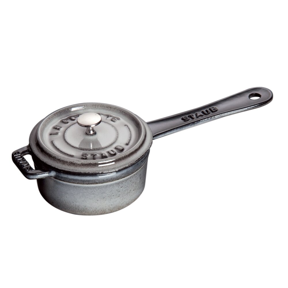 Staub Cast Iron 0.26-qt Mini Saucepan & Reviews