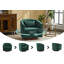 Fauteuil d'appoint pivotant rembourré