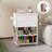 Gift Wrapping Table Craft Table Storage Cart With 2 Drawers