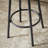 Long Bar Table Set With 3 PU Upholstered Bar Stools-1625489502