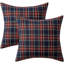 Housses de coussin de Noël écossais tartan écossais 20 x 20 bleu-138214111-138214108