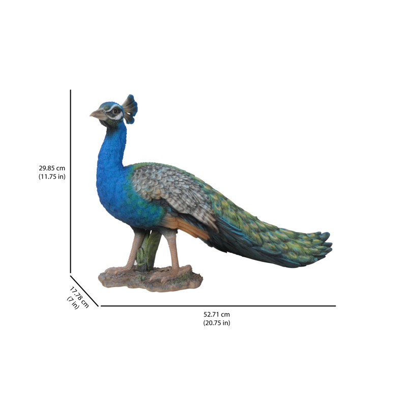 Peacock Bird Statue-Small