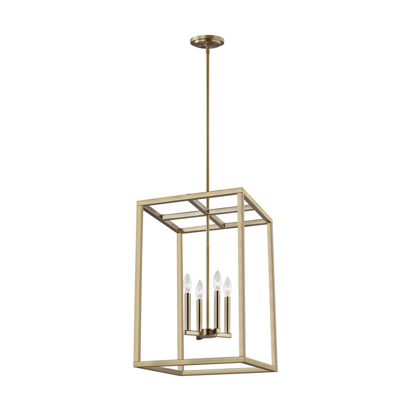 Moffet Street Medium Four Light Hall / Foyer from Generation Lighting , Satin Bronze, No