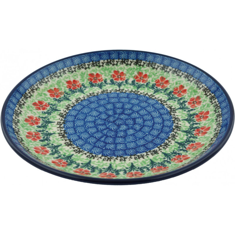 Maraschino Polish Pottery 8" Plate