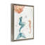 «Mermaid and Ocean Seahorse», toile encadrée flottante noire par Anne Tavoletti-861654421-861654420