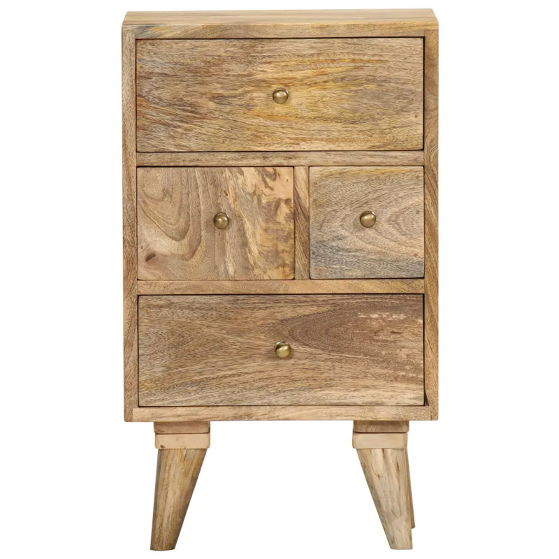 Trawalla 30cm W Solid Wood Bedside Table