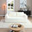 2-In-1 Folding Convertible Sofa Bed, Modern Corduroy Sleeper Couch With 2*Pillows, Futon Modular Upholstered Boneless Sofa Set With Pull-Out Bed,Folding Floor Modular Couch For Living Room-843823437