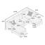 Canapé modulaire en L avec deux fauteuils et causeuse sans accoudoirs-871592827