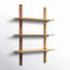 Vesa Acacia Solid Wood Tiered Shelf with Live Edge