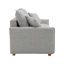 Canapé-lit modulaire en chenille Oren avec rangement et 2 coussins décoratifs Oren