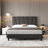 Bed Frame With Headboard Adjustable, Velvet Upholstered  Platform Bed With Headboard-260399017-247397671