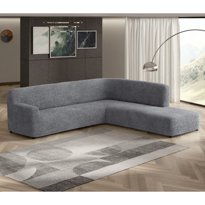 Housse extensible pour méridienne modulaire Stretchy - Facile à nettoyer et durable (méridienne droite) - Collection Comfort