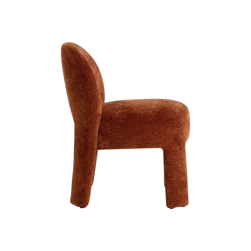 Upholstered Dining Chair, Brown