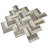 Supreme Tile Ecoglassify 11.11 in. x 12.52 in. Herringbone Matte Glass Mosaic Tile-49137545