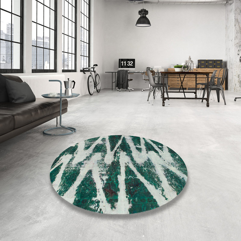 Tapis abstrait moderne 913, Rond 6 pi
