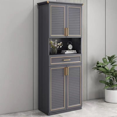 Household balcony aluminum alloy shoe cabinet