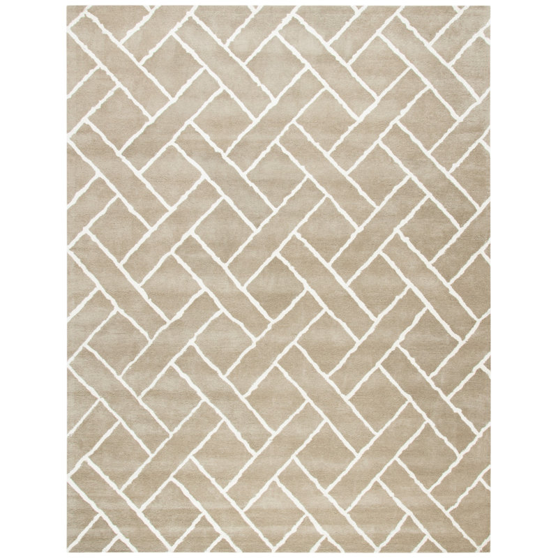 Tapis en laine touffeté à la main Teresita, Rectangle 8 pi x 10 pi