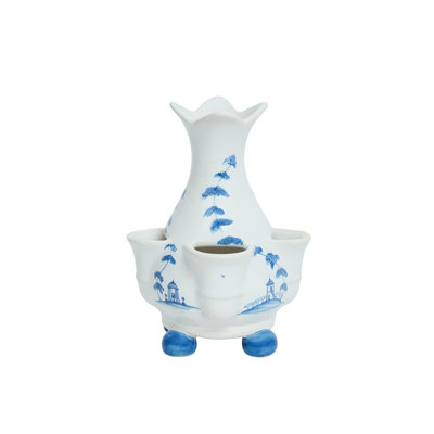 Country Estate 6" Tulipiere Vase - Delft Blue