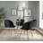 Terrance 18.5" Velvet Upholstered Parson Chairs with Pattern Seat Back-1076637483