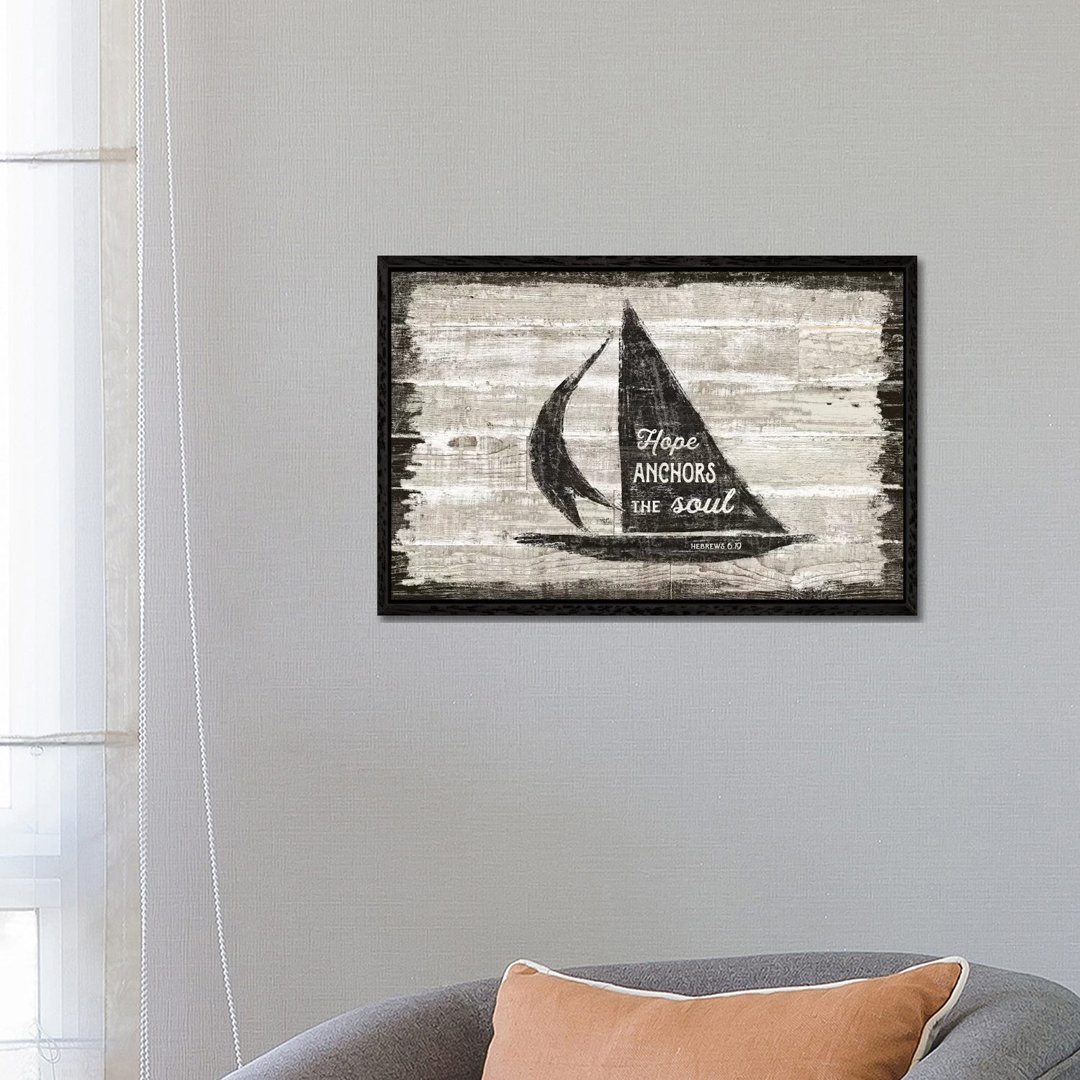 Driftwood Coast Scripture II von Sue Schlabach - Gallery-Wrapped Canvas Giclée