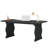 63" Large Executive Desk For Home Office, Spacious Computer Desk With Ample Leg Room, Double PC Gaming Writing Table Study Desk With Sturdy Legs, Black