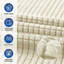 Housse extensible pour causeuse extensible, housses de canapé pour 2 canapés (55 po à 79 po) Canapé protecteur de meuble avec fond élastique pour enfant, chien. Jacquard à petits carreaux-1275013099-1275013102