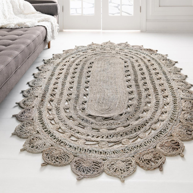 Michiel Oriental Indoor Rug, Oval 7'10" x 10'