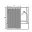 Shower Curtains with Crystal Stone-38140590