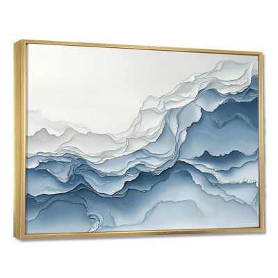 Luminous Aura Marble - impression abstraite murale en marbre