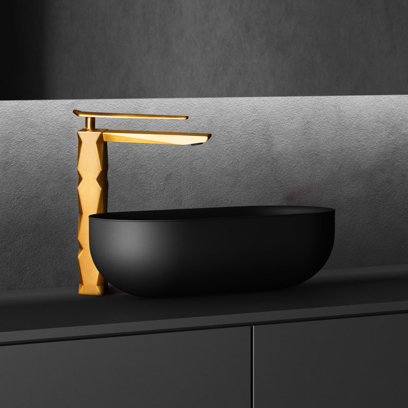 Luxury Single Hole Bathroom Faucet