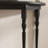 Black Solid Wood Half-circle Console Table-978073446