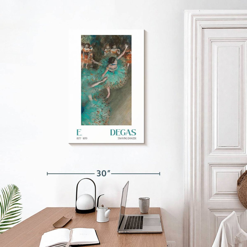 Affiche de l'exposition «Swaying Dancer Degas», H 30 po x l 20 po