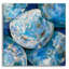 «Blue Cherry Stones» par Jeanette Vertentes, art mural en verre acrylique-2116360289