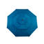 Parasol en aluminium à 3 niveaux pour patio extérieur 10 pi - bleu foncé, auvent 100%, stable et près de la piscine-563226279-563226277