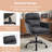 Adjustable Height Office Chair With Synthetic Pu Leather-305660409