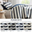 3 - Piece Comforter For King/ King, Dyed Design, Modern Minimalist Decor, Softly Textured Finish, All Season Comfort, Microfiber Backing, Machine Washable King , Featuring Horizontal Stripes,
