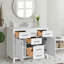 Meuble-lavabo autoportant avec cadre en bois massif 48 po, 48 po
