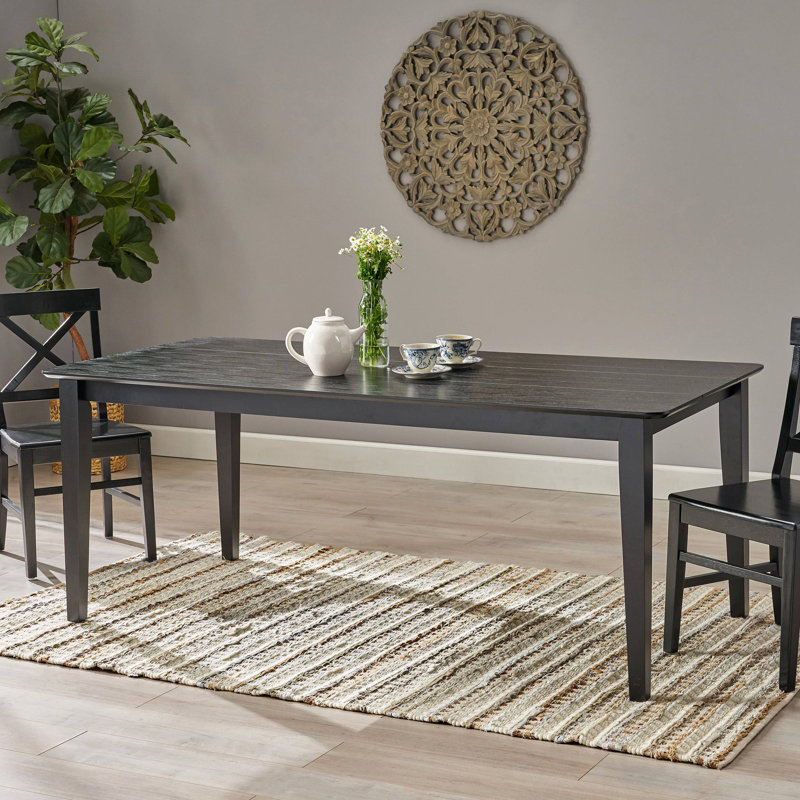 Table à manger avec pieds carrés