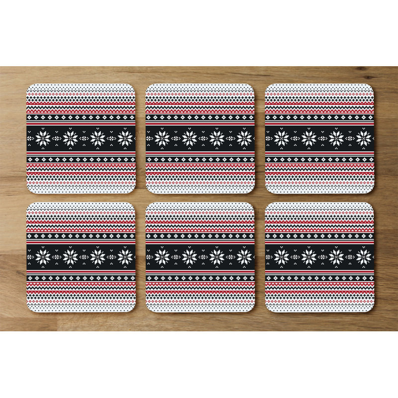 Square 6 Piece Coaster Set